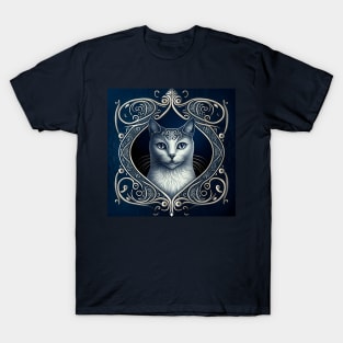 Victorian Kitty Portrait 2 T-Shirt